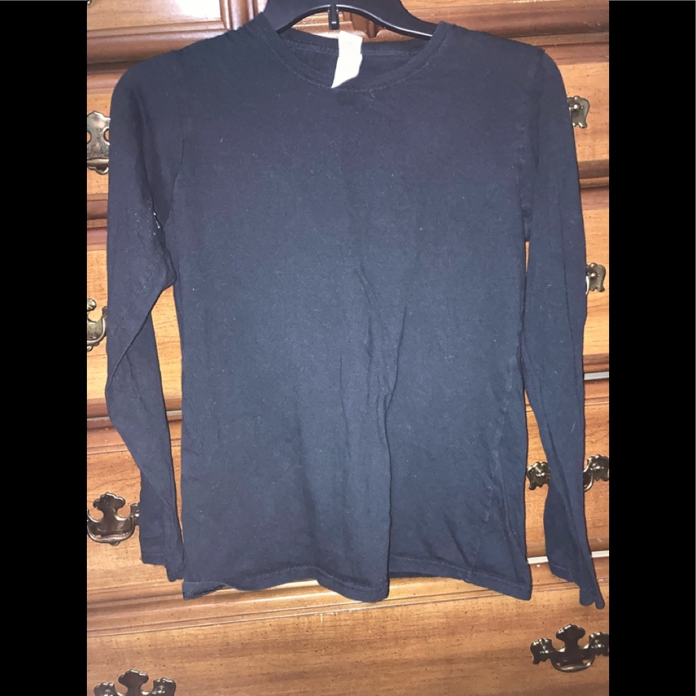 Gildan Black Long Sleeve Tee